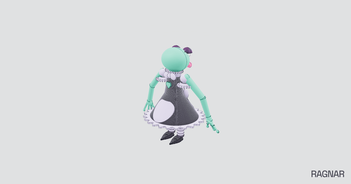 Seamless dress model