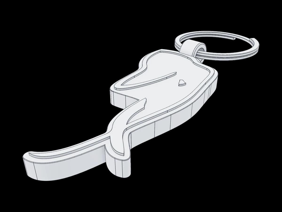 Elephants Logo Keychain | Ragnar Gallery