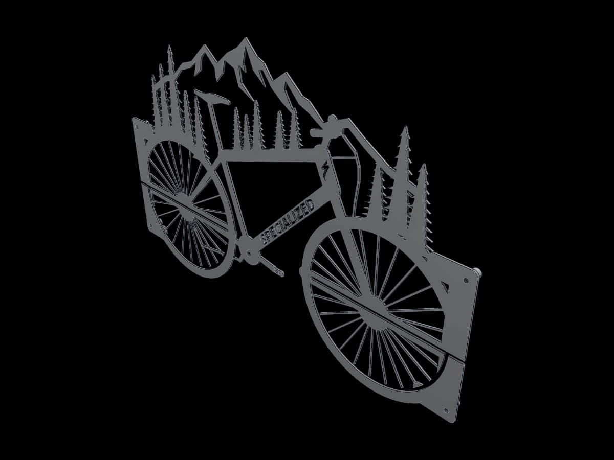Industrial MTB Medal Hanger