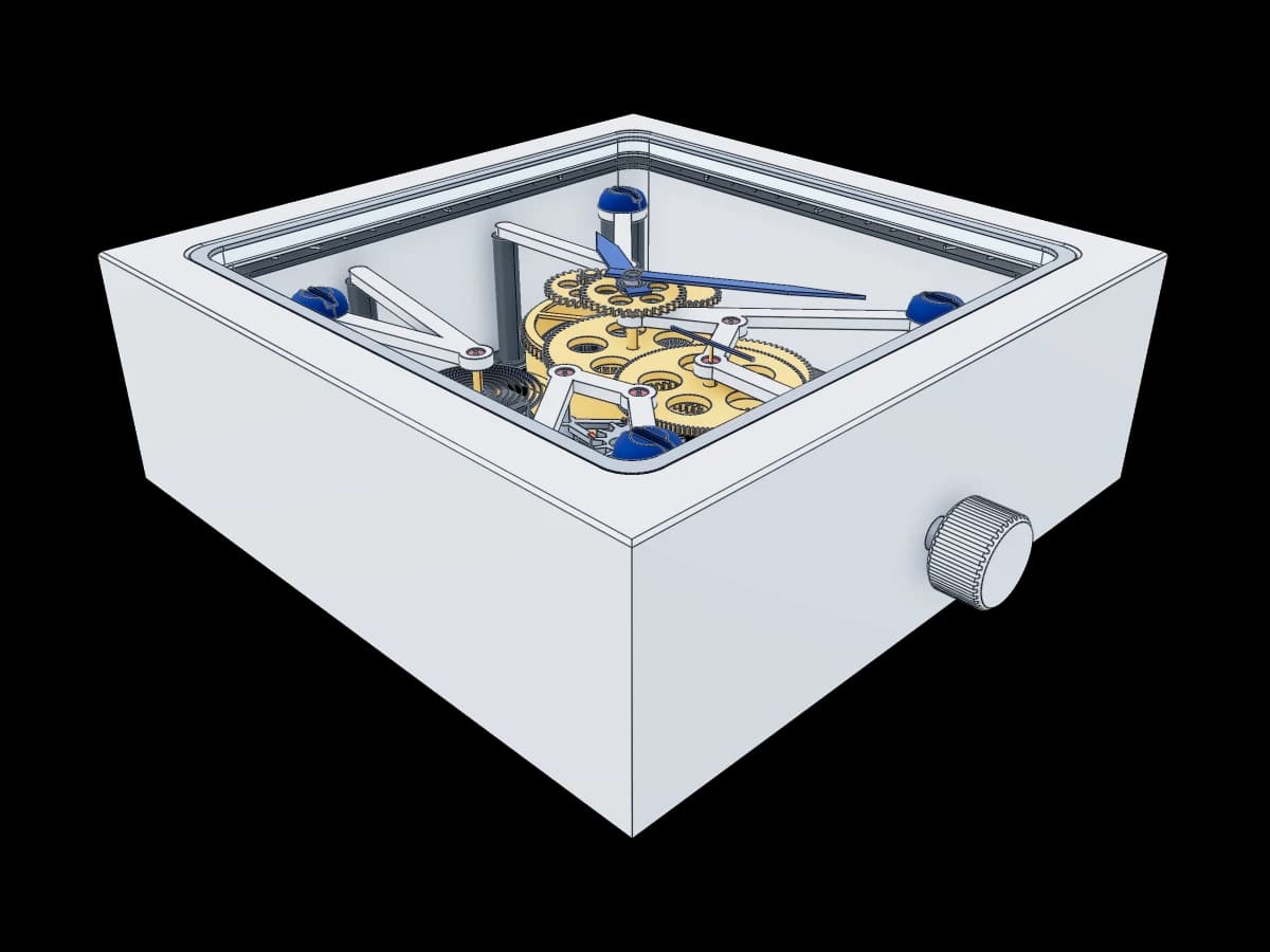 Square Mechanical Watch