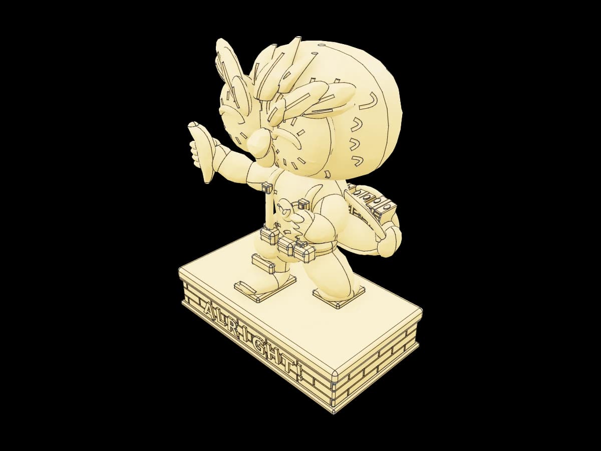 Alright Owl Sculpture