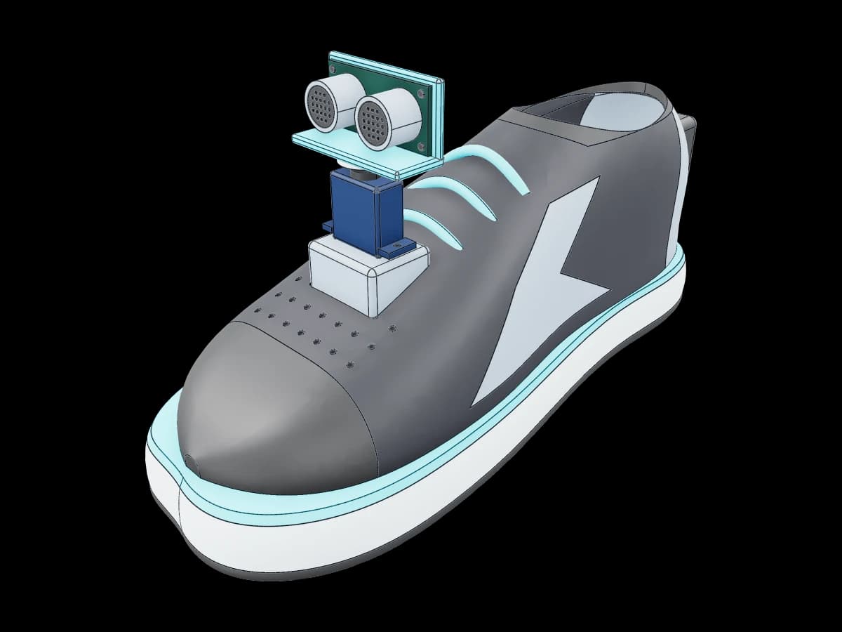 Futuristic Sensor Shoe