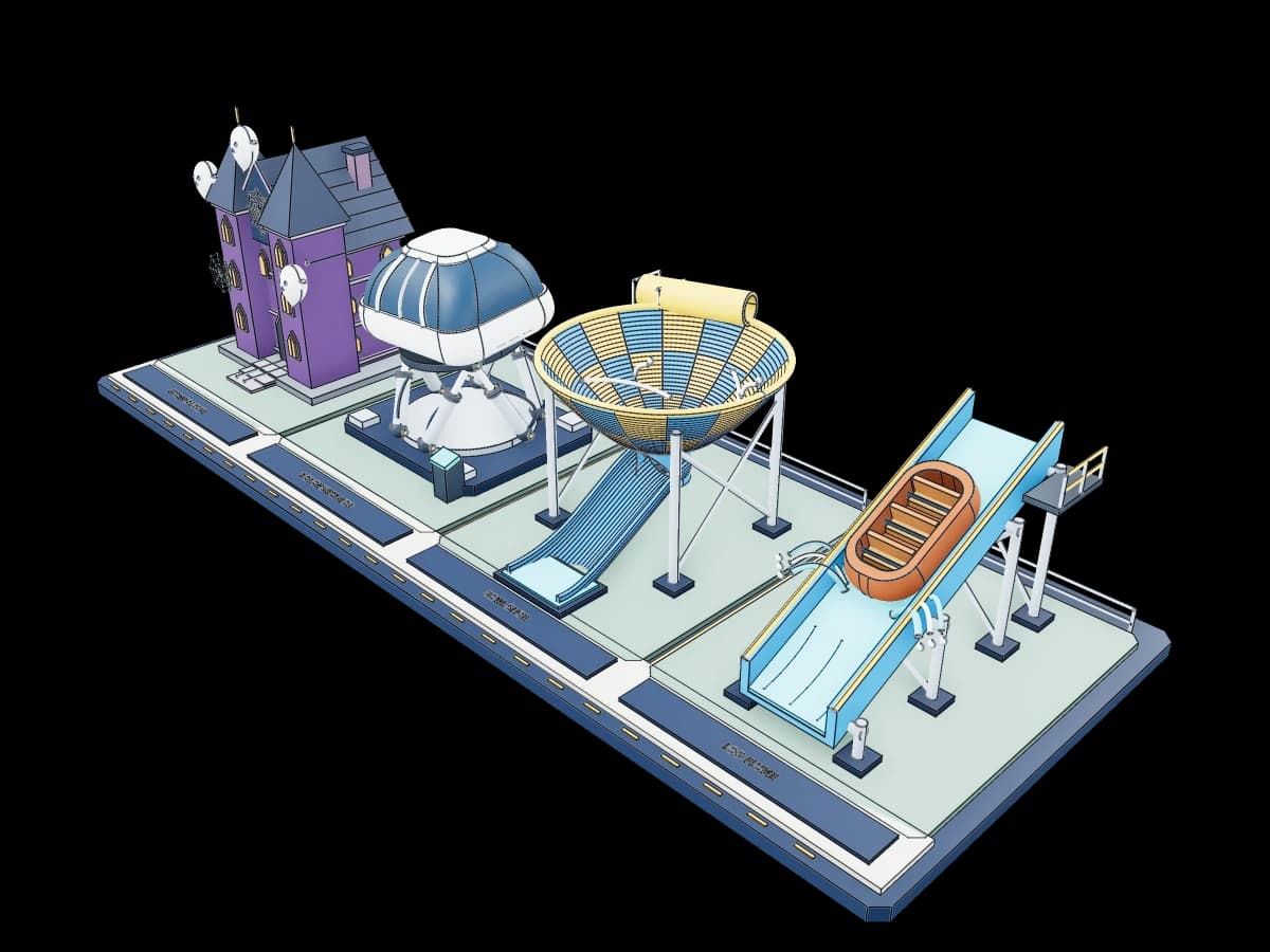 Amusement Park Diorama