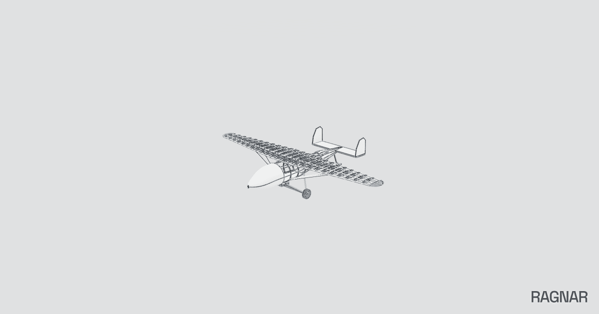 Ribbed RC Plane