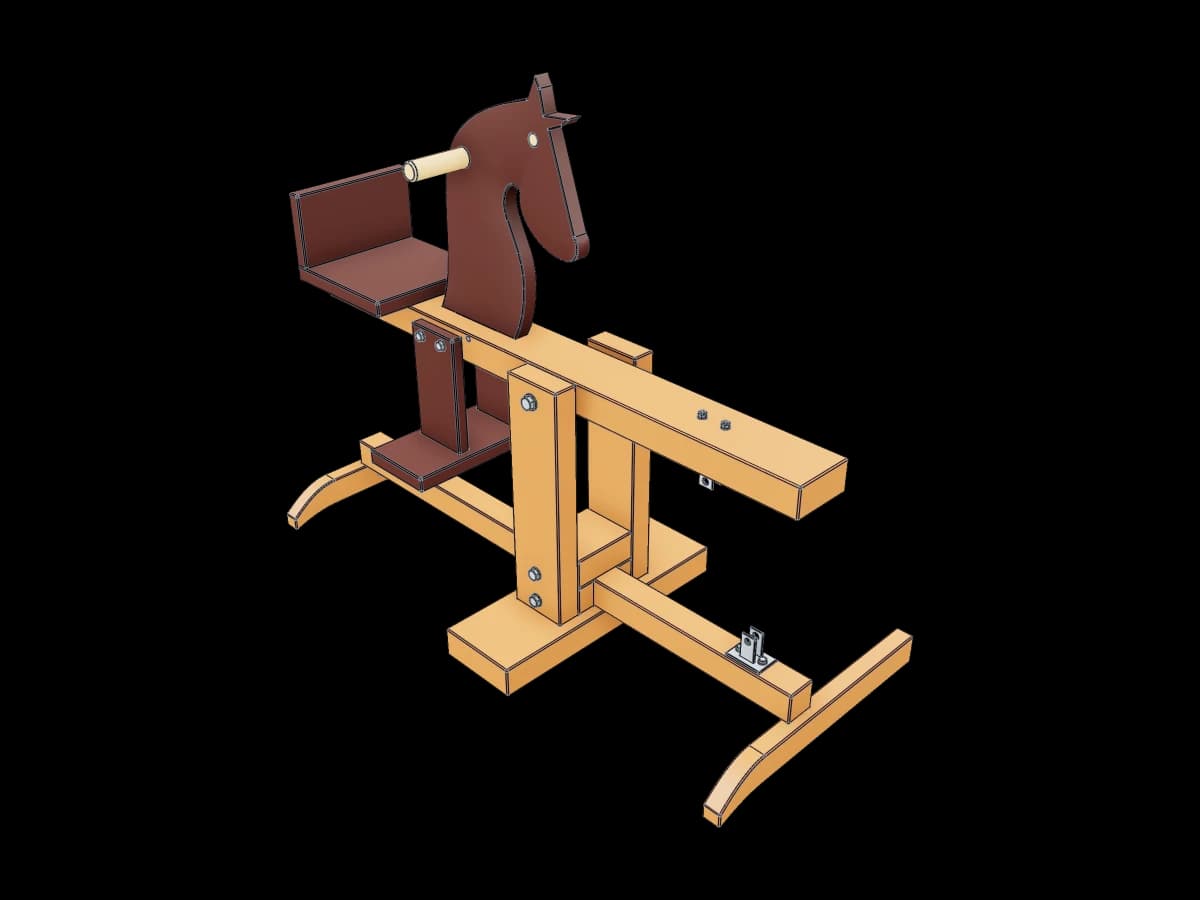 Wooden Rocking Horse
