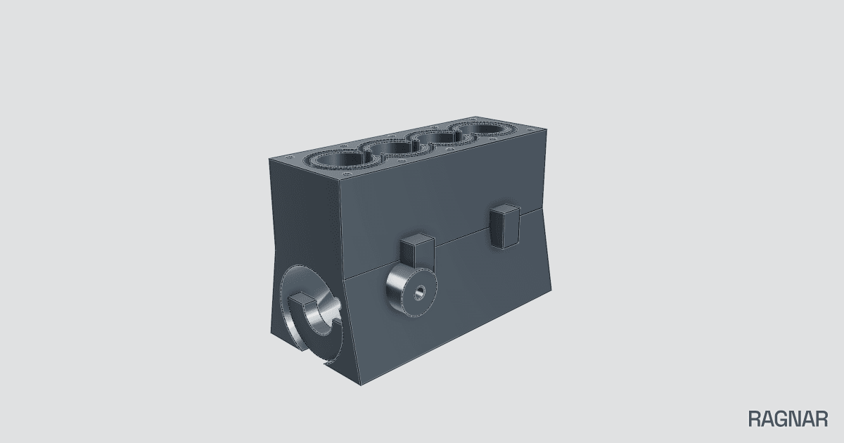 4-Cylinder Engine Block