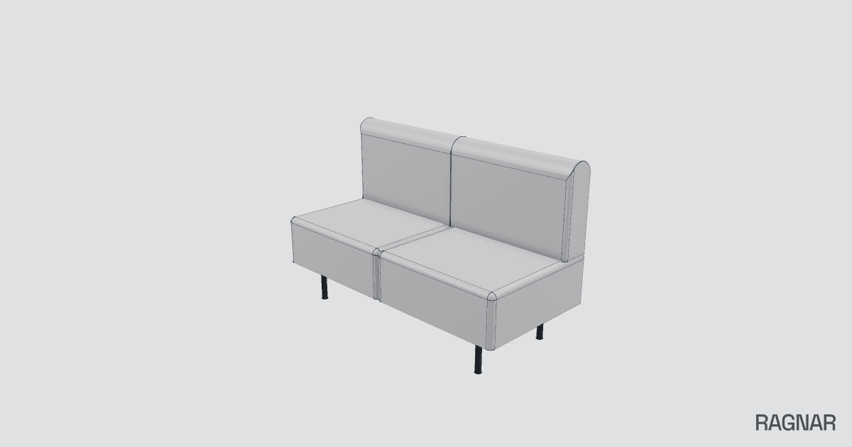Detailed Sofa Model