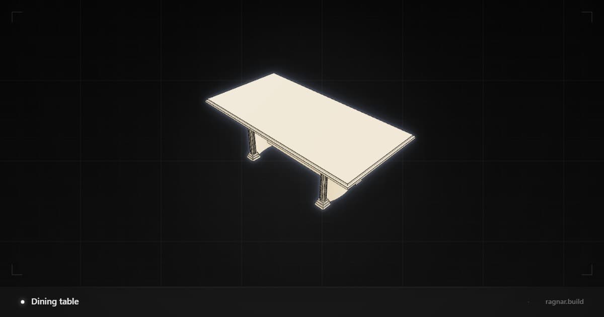 Dining Pedestal Table