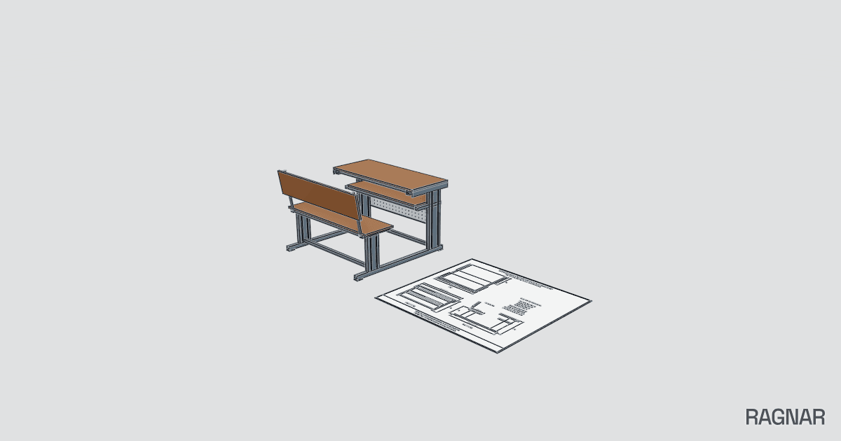 Two seater bench
