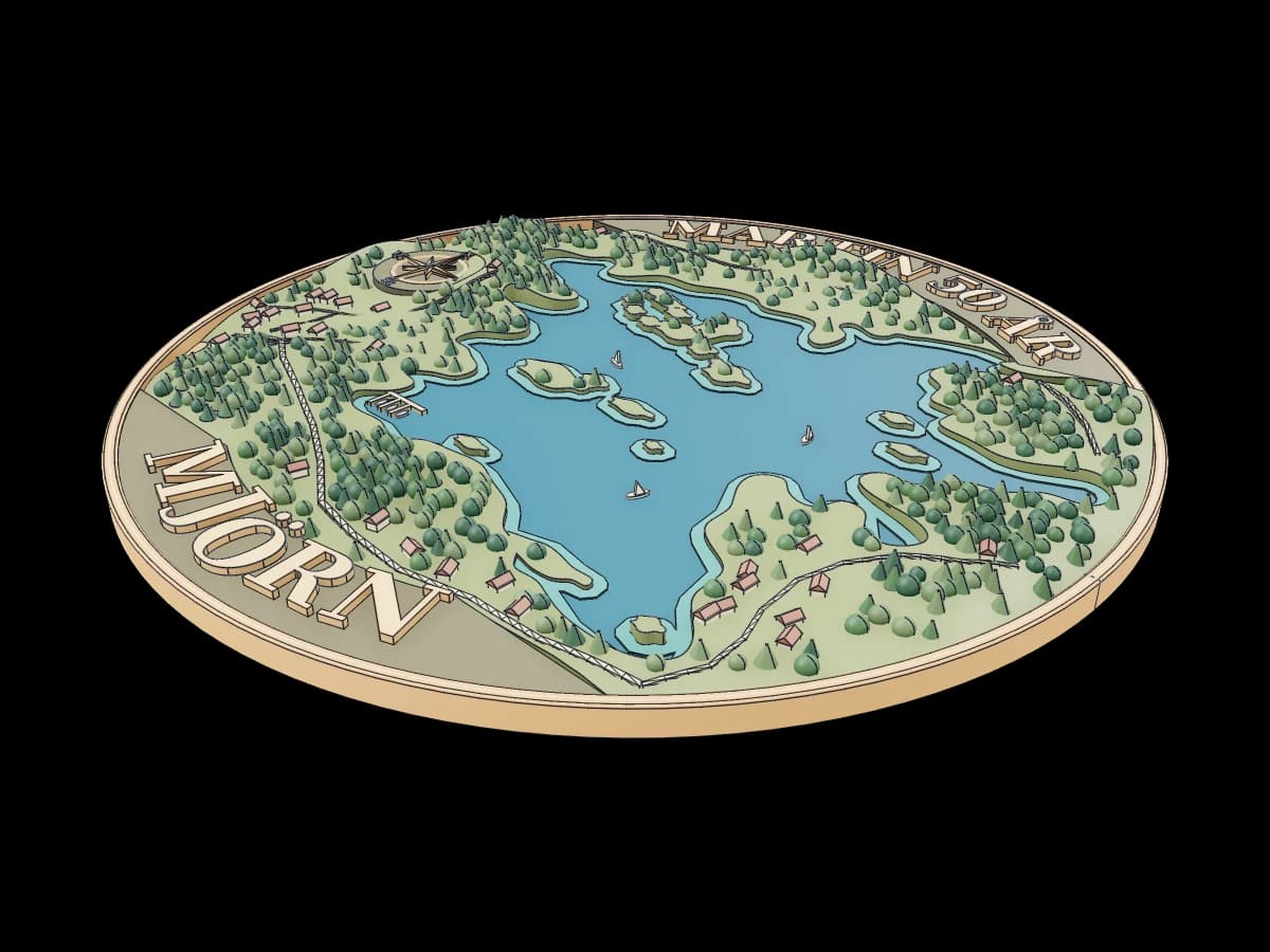 Detailed Relief Map | Ragnar Gallery