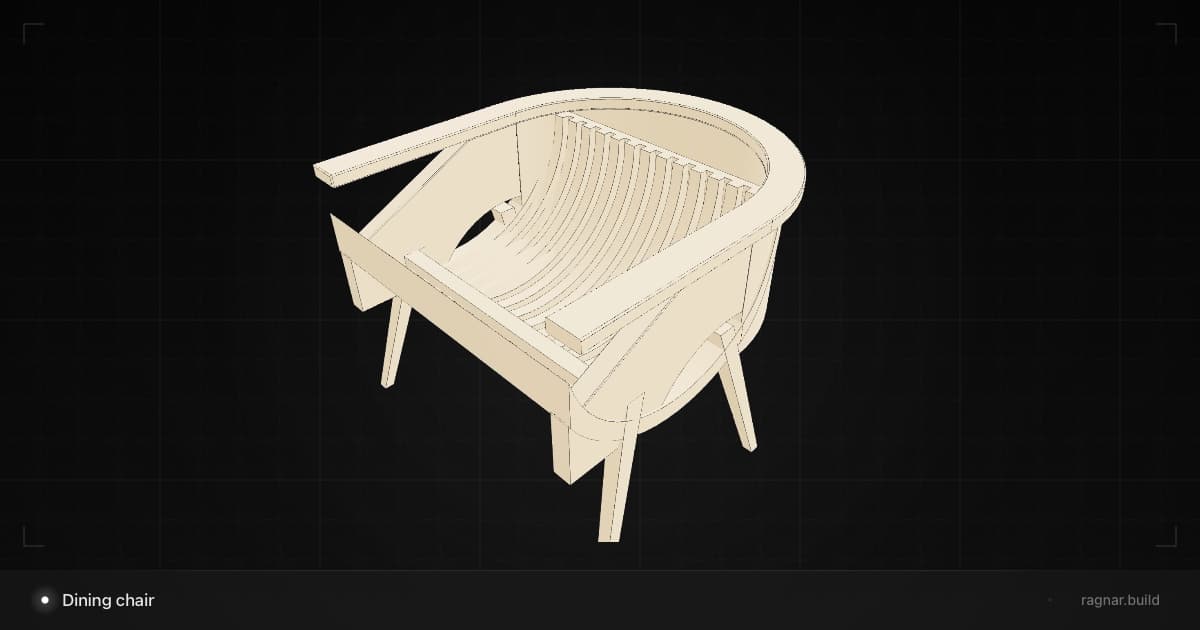 Wooden Slatted Cradle
