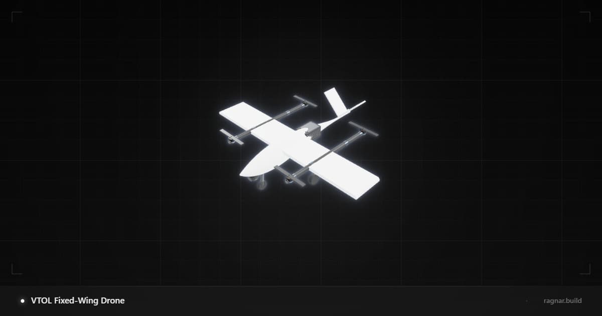 VTOL Fixed-Wing Drone