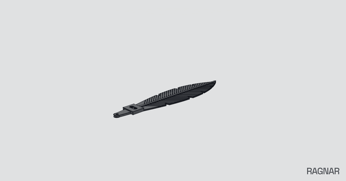Feather Fan Blade