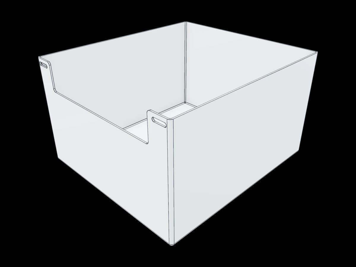 Open Rectangular Box