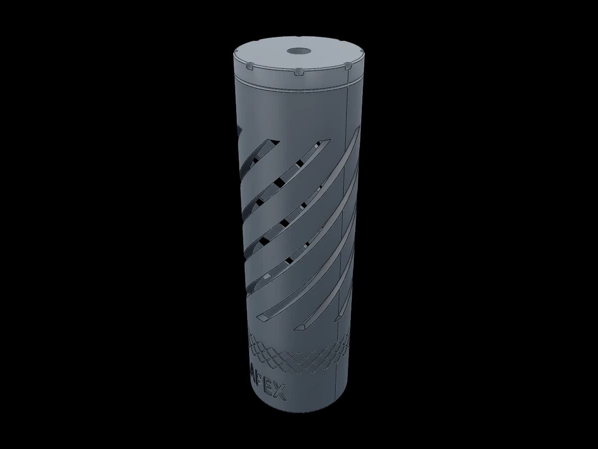 Hollow Threaded Cylinder