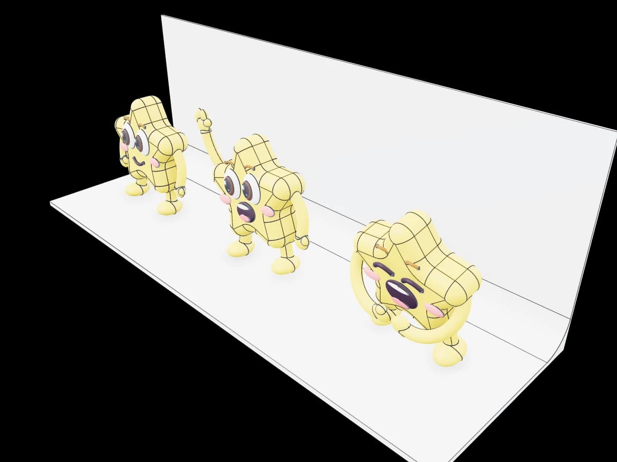 Anthropomorphic Yellow Star