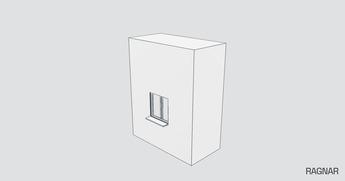 Steel frame kiosk