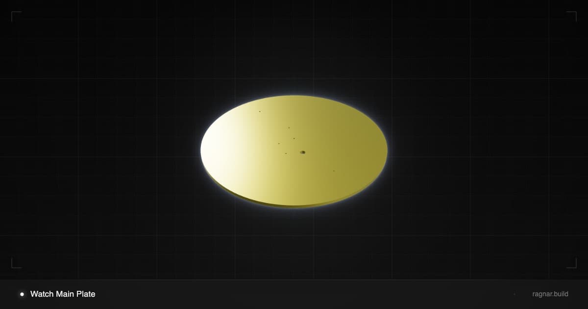 Watch Main Plate