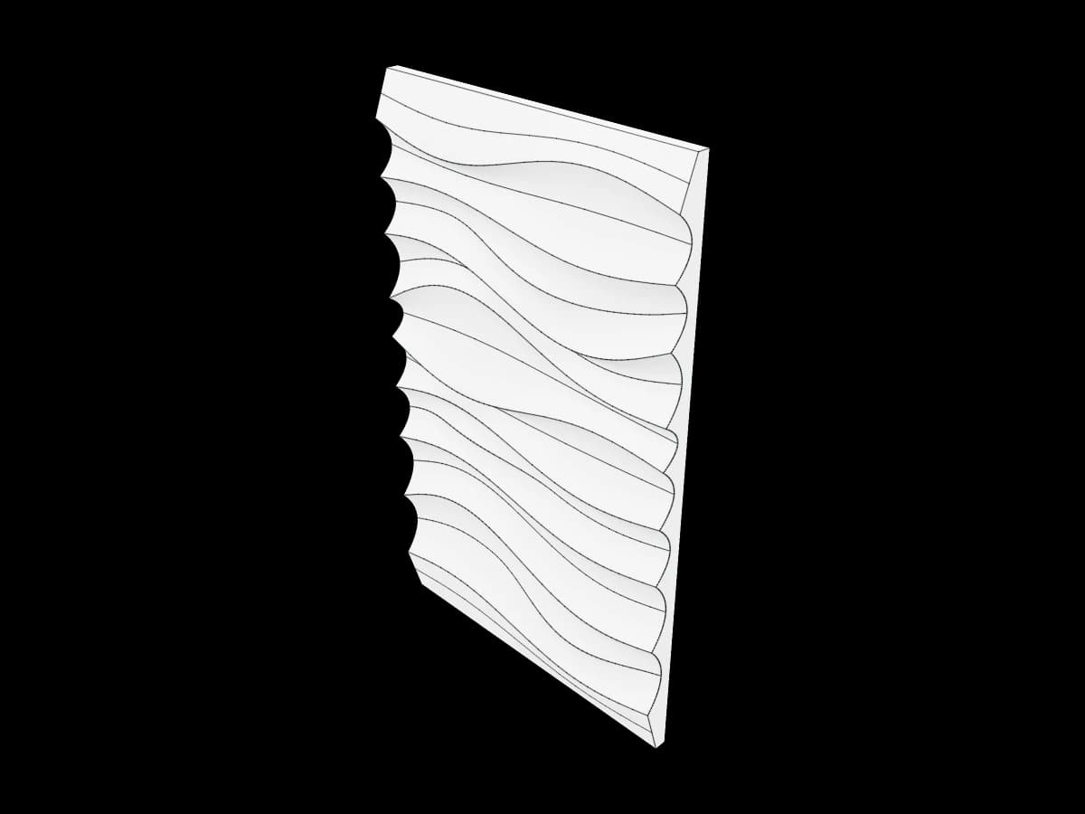 Decorative Wave Panel