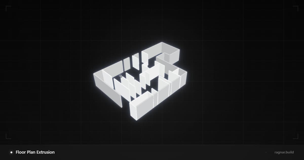 Floor Plan Extrusion