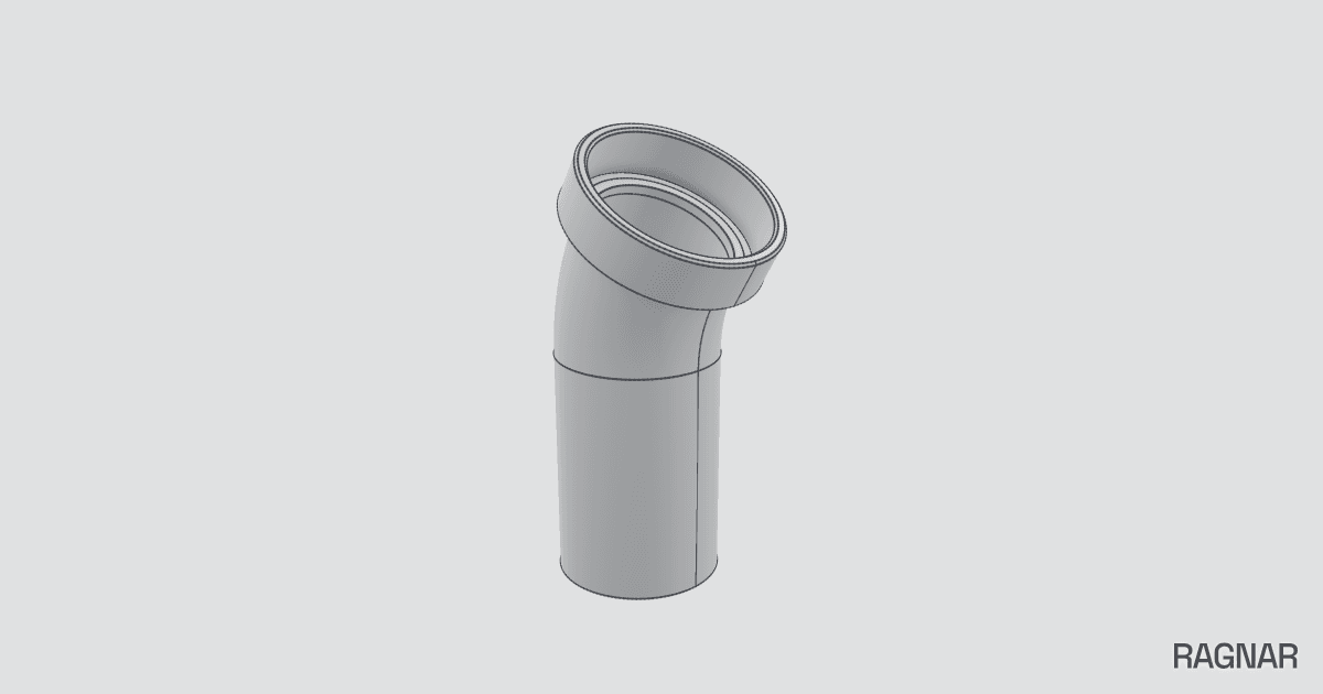Polypropylene pipe fitting