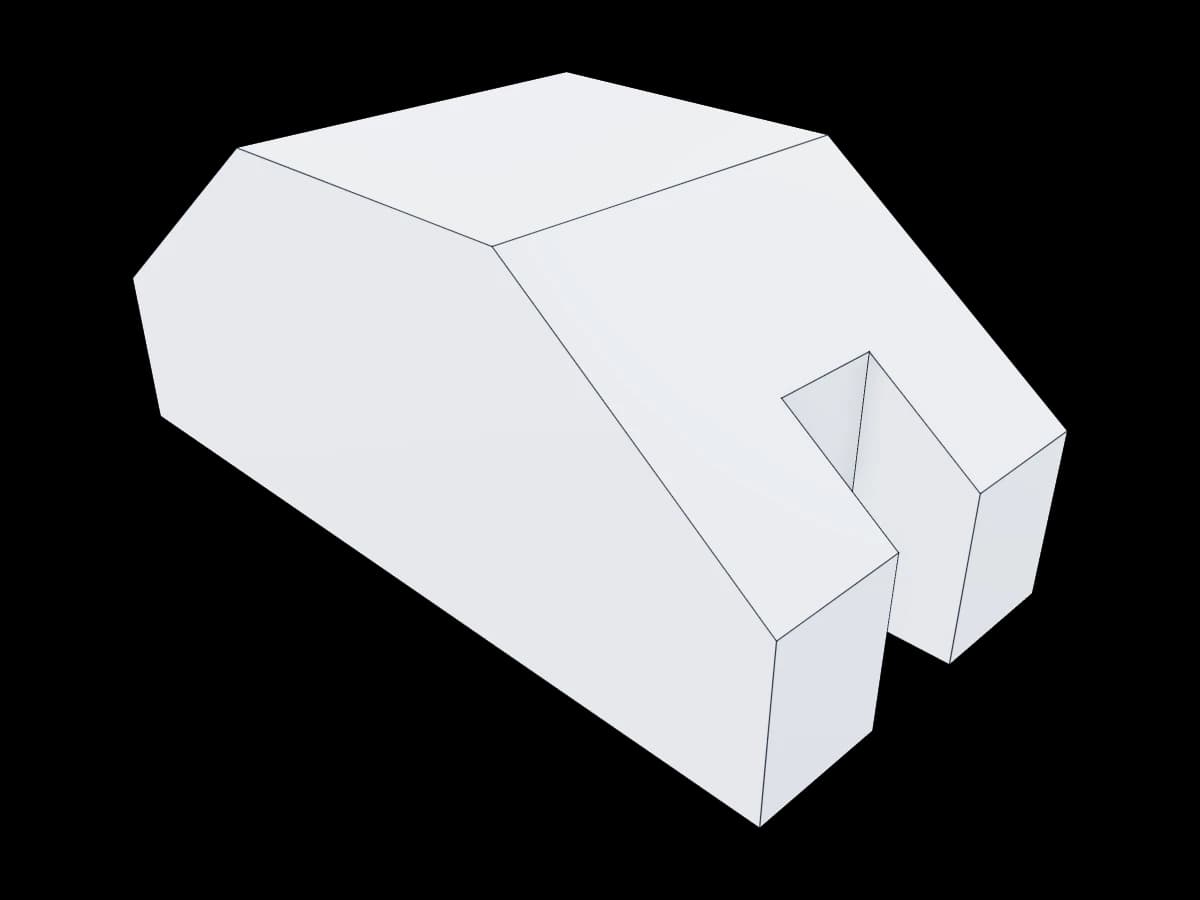 Notched Sloping Drafting Block