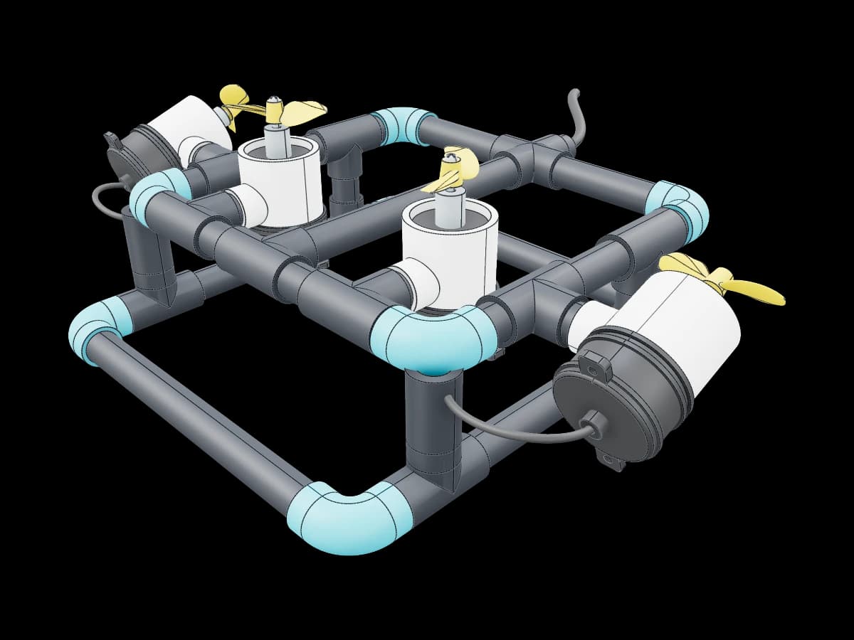 PVC Underwater ROV Replica