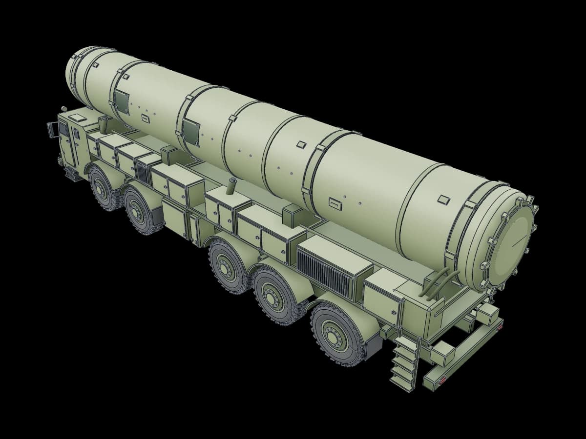 Military Launcher Vehicle