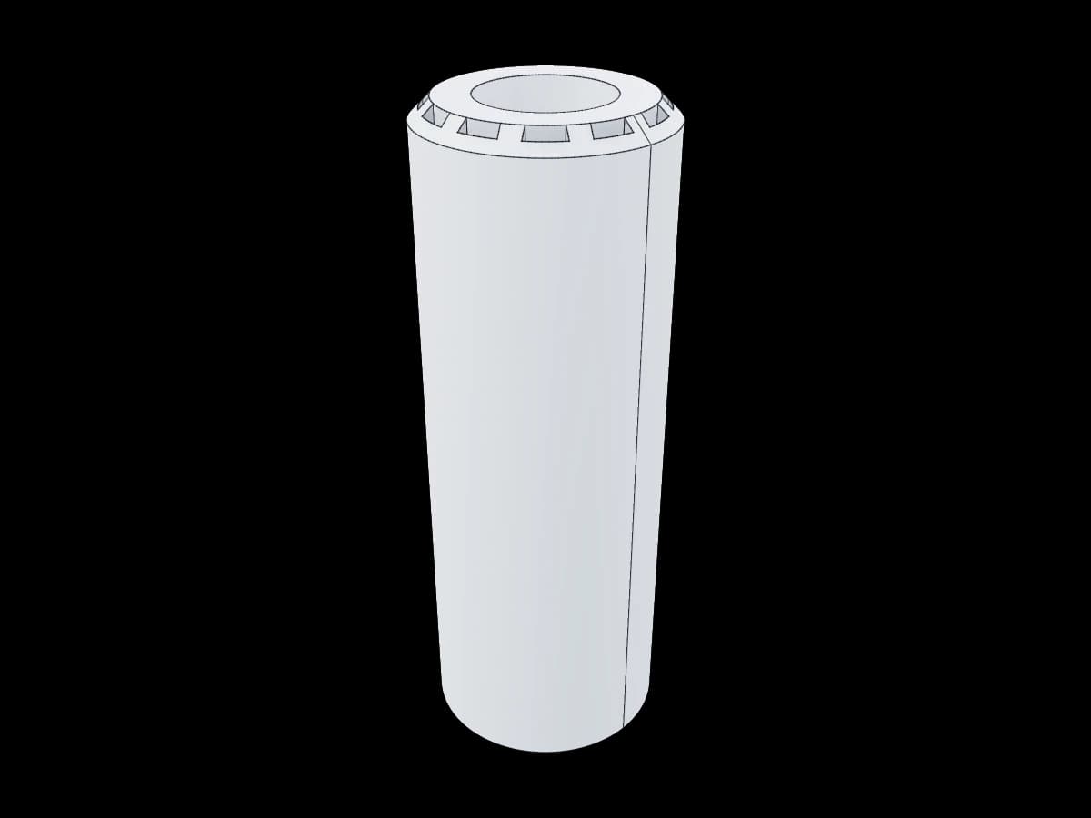 Ribbed Cylinder Sleeve