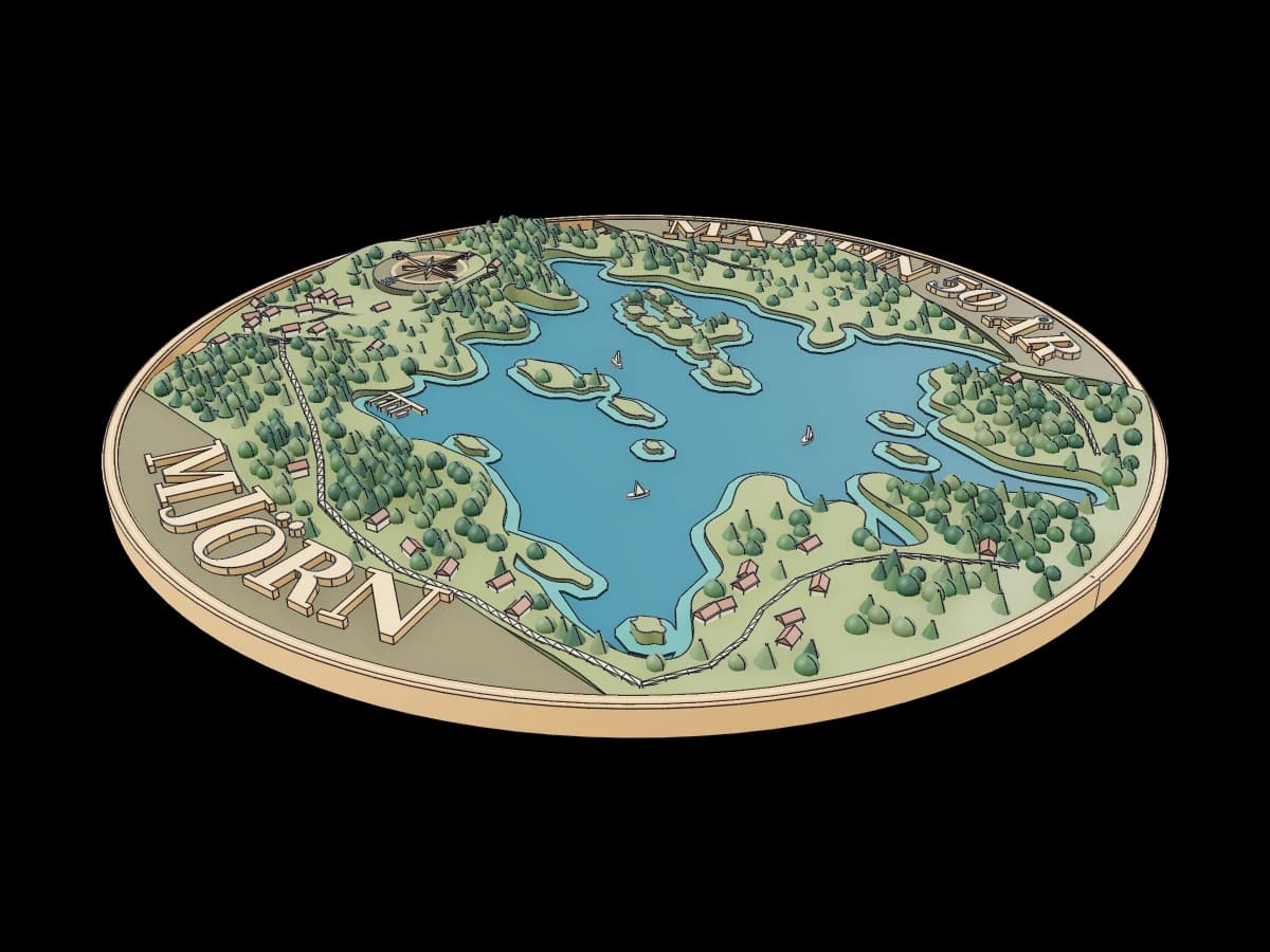 Detailed Relief Map | Ragnar Gallery