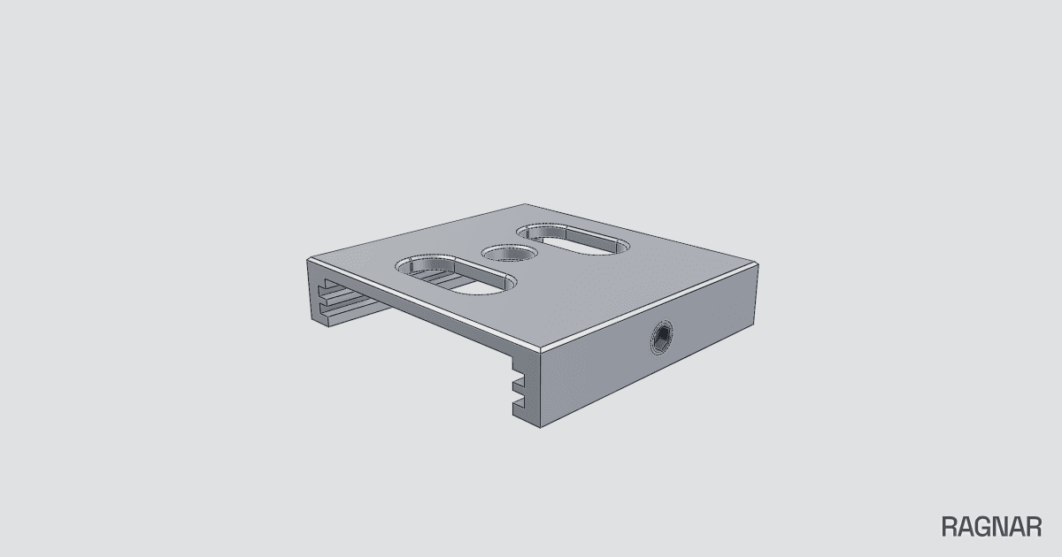 Extrusion profile bracket