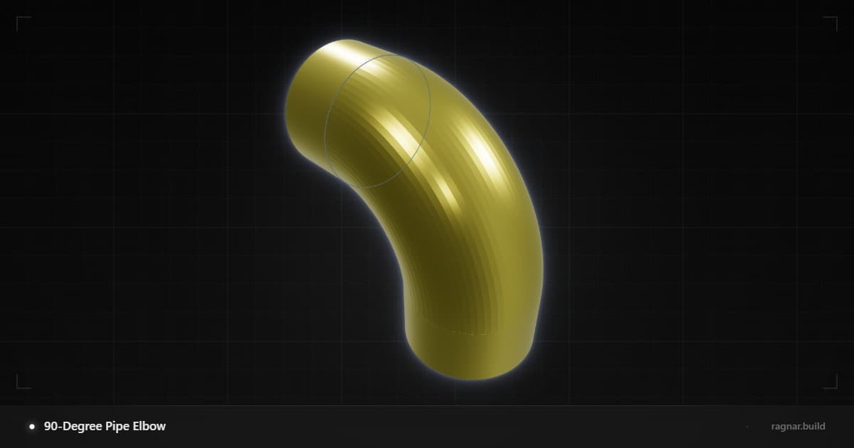 90-Degree Pipe Elbow