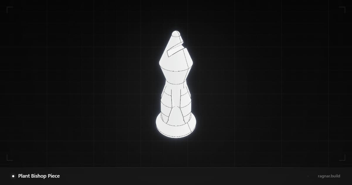 Plant Bishop Piece