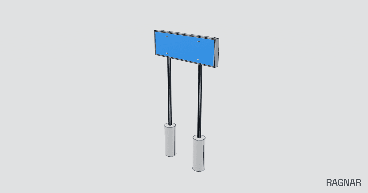 Pole Mounted Lightbox