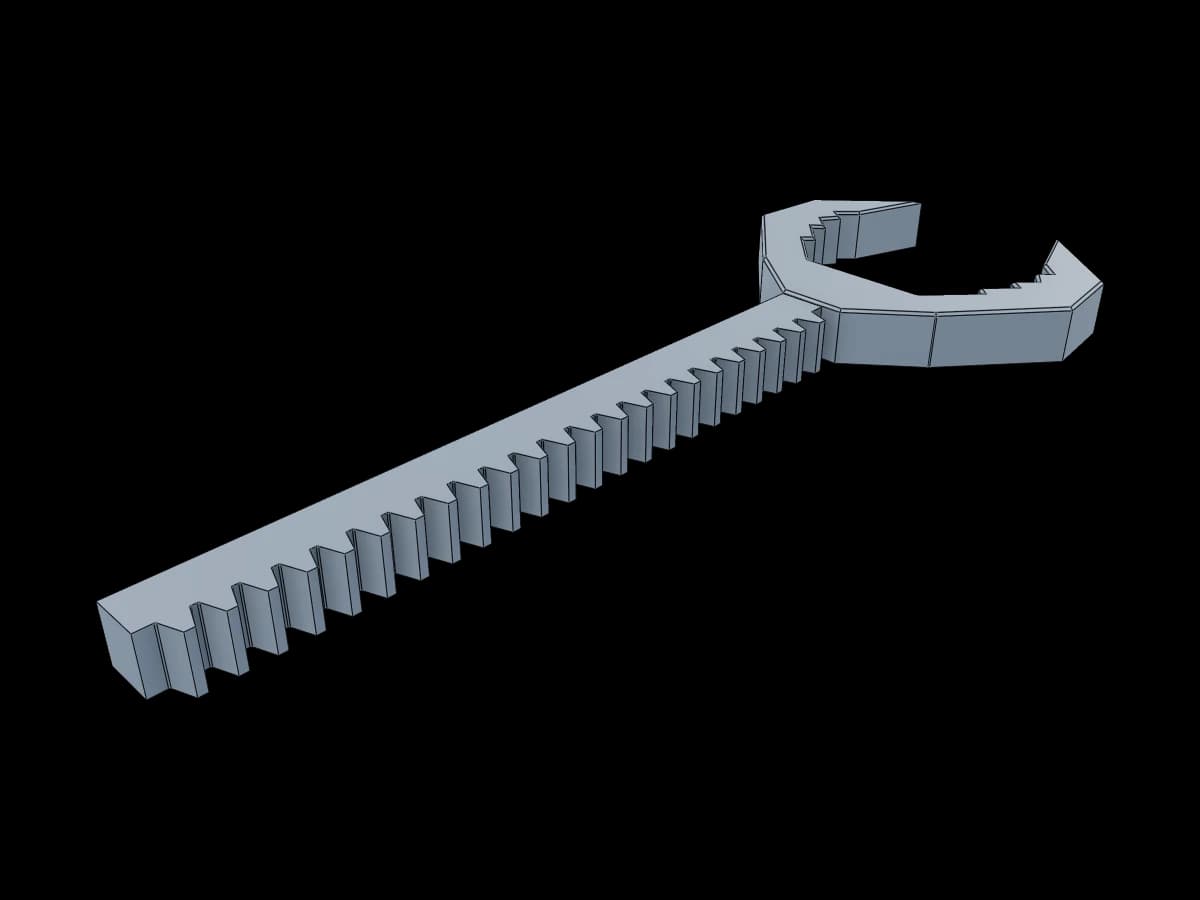 Open Pincer Sliding Rack