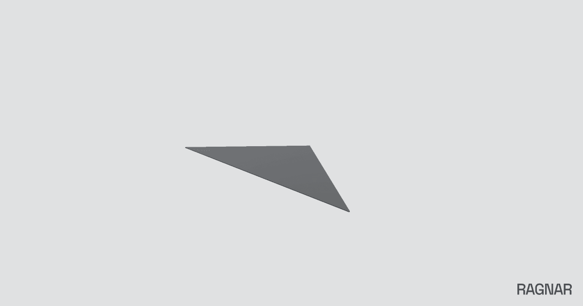 Triangular body panel