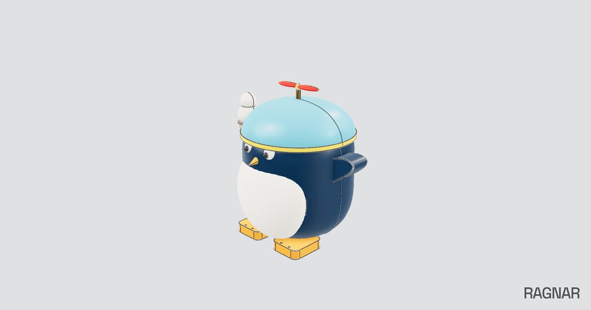 Propeller Penguin Toy