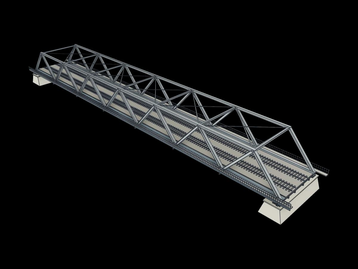Warren truss bridge