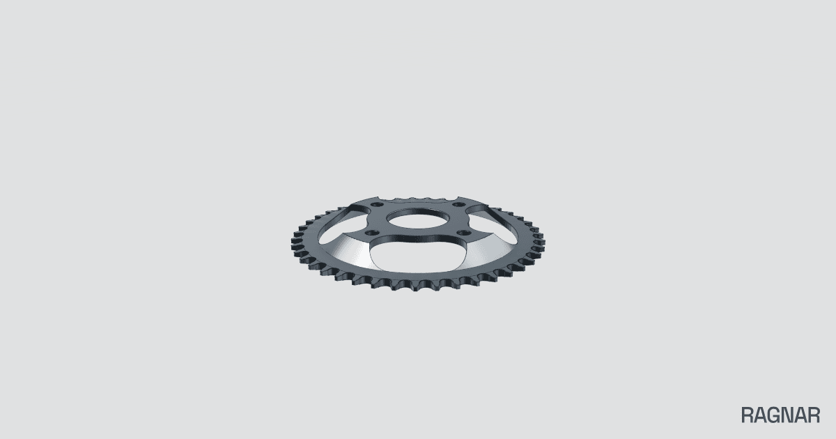 Motorcycle rear sprocket