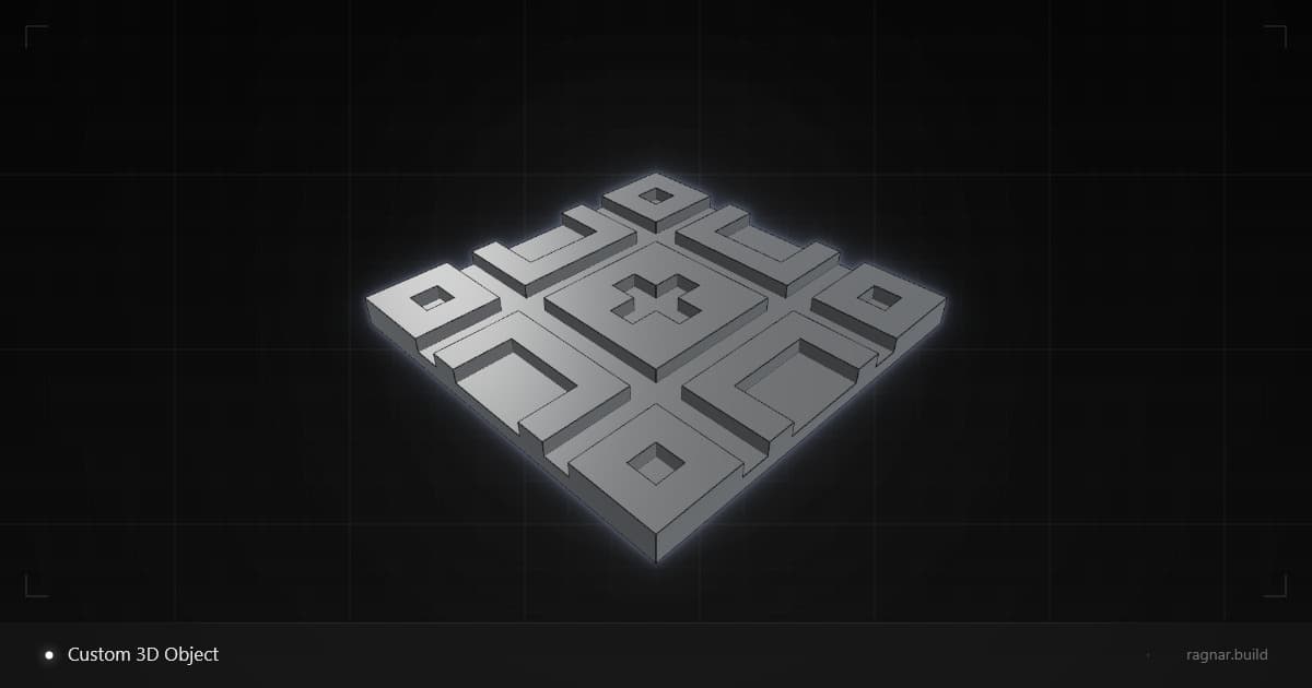 Custom 3D Object