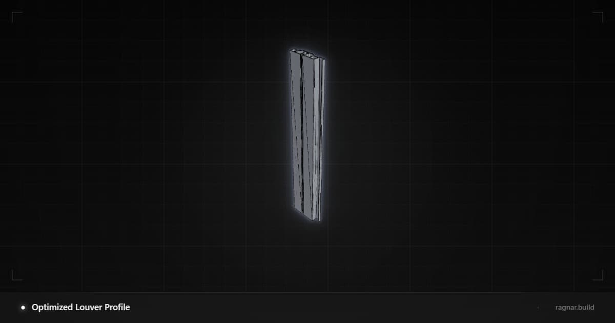 Optimized Louver Profile