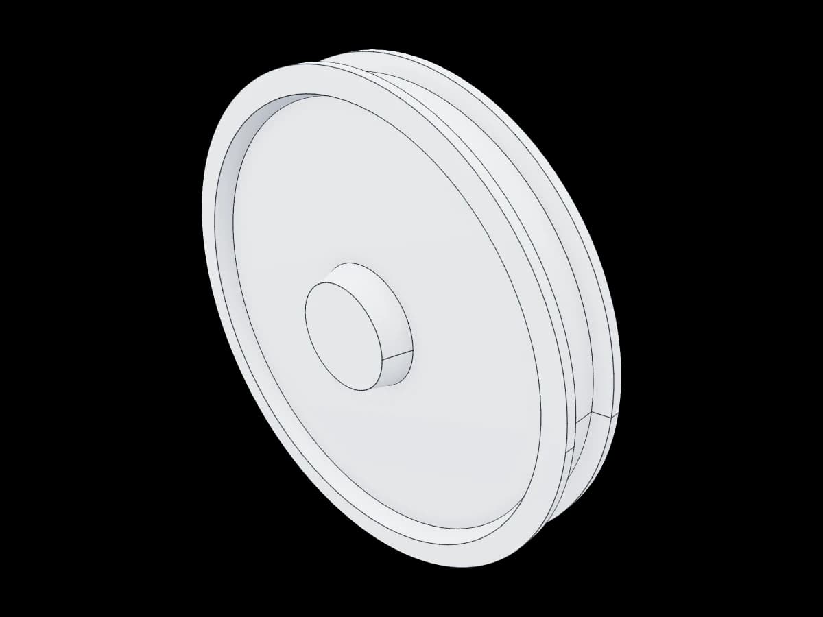 Grooved Machined Pulley