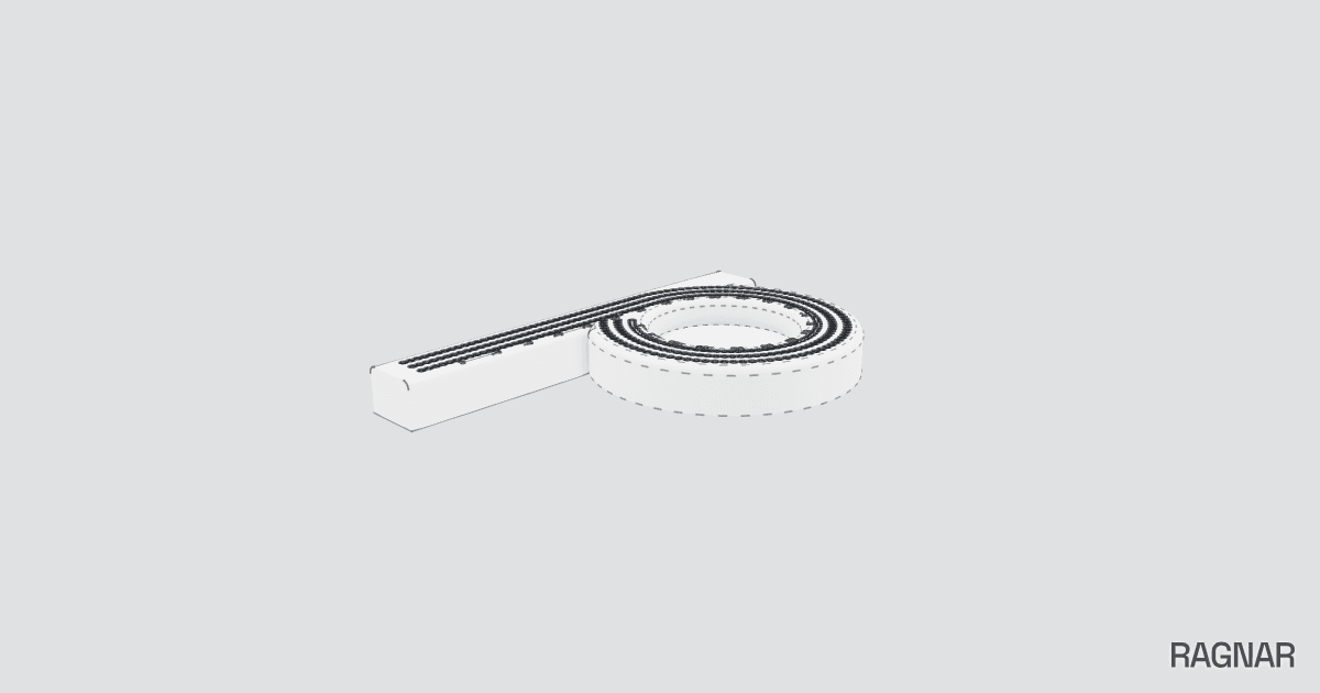 P-shaped cribbage board