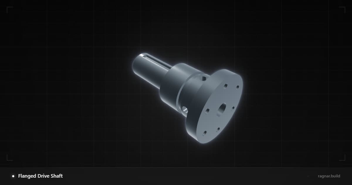 Flanged Drive Shaft