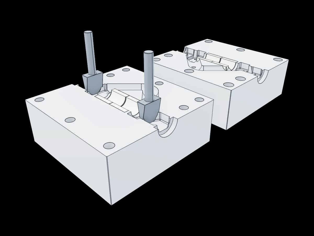 Square with circular shunt