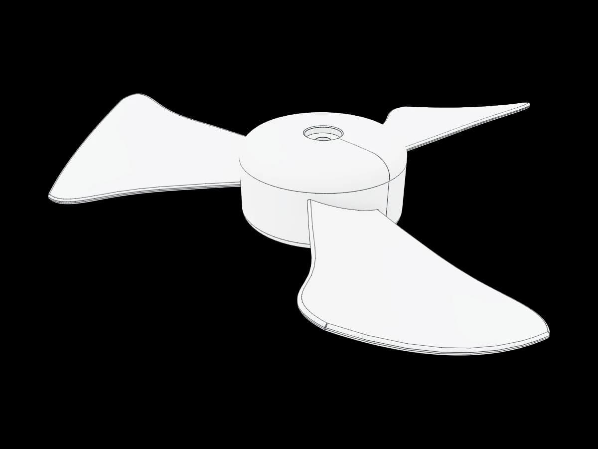 Three Blade Fan Propeller