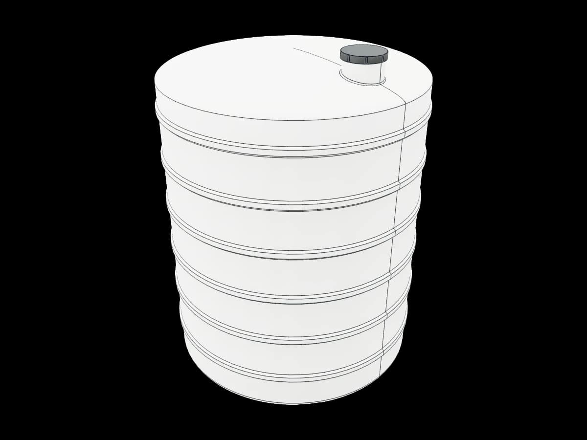 Vertical Polyethylene Storage Tank