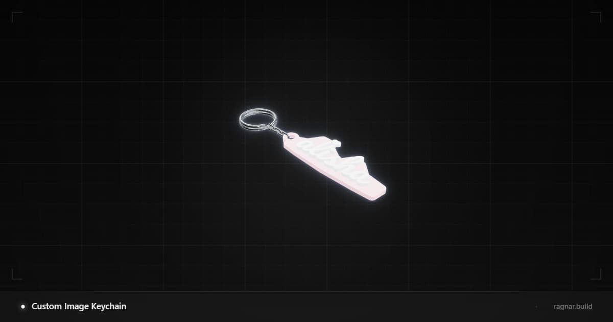 Custom Image Keychain