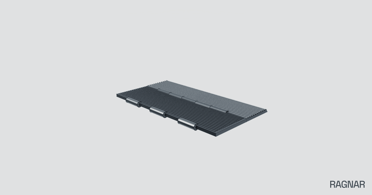 Bi-folding ramp