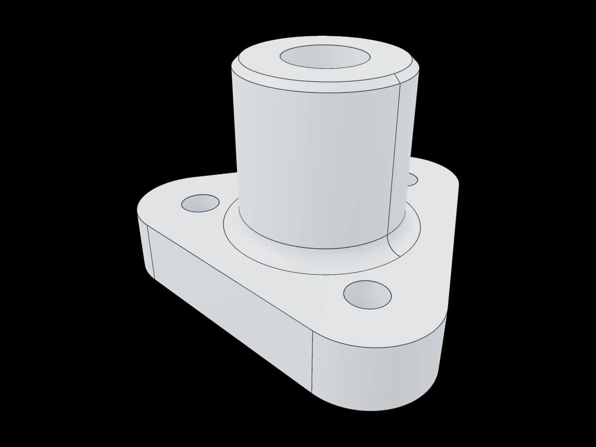 Triangular Flanged Hub